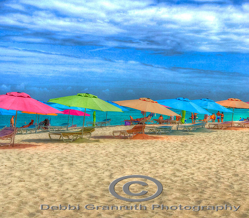 Beach umbrellas