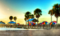 Pier 60 with umbrellas