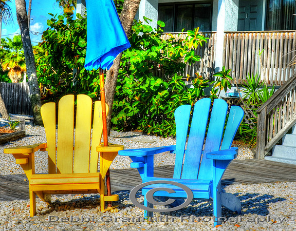 Yellow & Blue Chairs