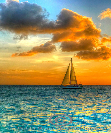 Sailboat on the water
