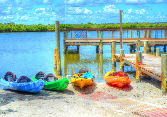 Four Kayaks